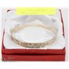 Image 1 : ORNATE DESIGN STERLING SILVER BANGLE BRACELET