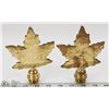 Image 1 : LOT OF 2 MAPLE LEAF FLAG POLE TOPPERS.