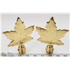 Image 1 : LOT OF 2 MAPLE LEAF FLAG POLE TOPPERS.