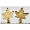 Image 1 : LOT OF 2 MAPLE LEAF FLAG POLE TOPPERS.