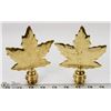 Image 1 : LOT OF 2 MAPLE LEAF FLAG POLE TOPPERS.