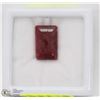 Image 1 : #25-NATURAL RED RUBY GEMSTONE 14.5CT
