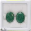 Image 1 : #14-NATURAL GREEN EMERALD GEMSTONE 18.5CT
