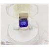 Image 1 : #23-TANZANITE GEMSTONE RING