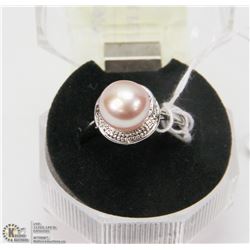 #50-FRESH WATER PEARL LAVENDER RING