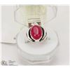 Image 1 : #37-KASHMIRI RUBY GEMSTONE RING