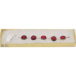 #39-KASHMIRI RUBY GEMSTONE BRACELET