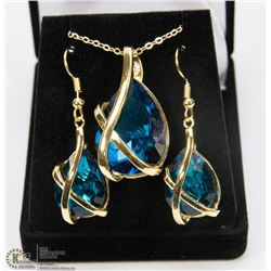 PEAR CUT TANZANITE STYLE  SET