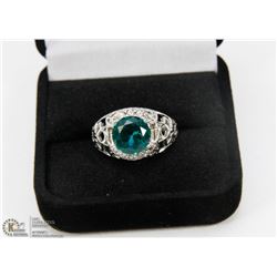 5 CARAT TOTAL WEIGHT CHALCEDONY LADIES RING SIZE 9