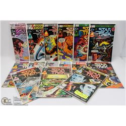 SET OF STAR TREK COMIC BOOKS ISSUES 1-18