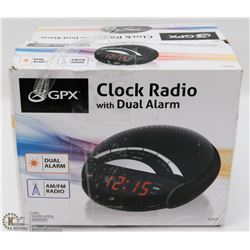 #16-LOT OF 2 CLOCK RADIO WITH AUTO TIME SET (