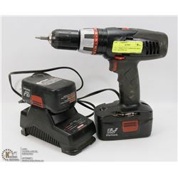 CRAFTSMAN 19.2V CORDLESS DRILL WITH BATTERY &