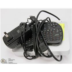 ANDROID TV BOX WITH REMOTE.