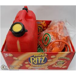 2 EXTENSION CORDS WITH 3 PAIRS OF NEW