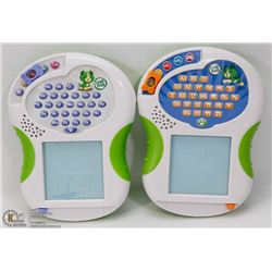 PAIR OF LEAP FROG SCRIBBLE AND WRITE TABLE