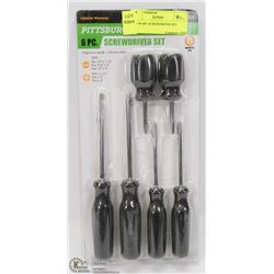 SET OF 6PC SCREWDRIVER SET.