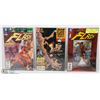 Image 1 : LOT OF 3 COMIC BOOKS INCL HOLOGRAPHIC THE FLASH