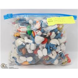 BAG OF VINTAGE SMURFS