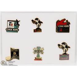 SHEET OF 6 CFAX 1070 PINS