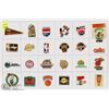 Image 1 : SHEET OF 24 NBA PINS