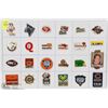 Image 1 : SHEET OF 24 NFL PINS