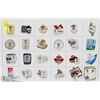 Image 1 : SHEET OF 24 VANCOUVER 2010 OLYMPIC PINS