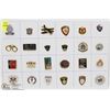 Image 1 : SHEET OF 24 POLICE PINS