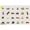 Image 1 : SHEET OF 24 RAILROAD PINS