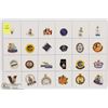 Image 1 : SHEET OF 24 ROYAL CANADIAN LEGION PINS