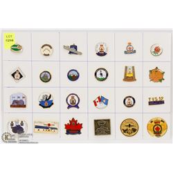 SHEET OF 24 ROYAL CANADIAN LEGION PINS