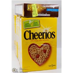 6 BOXES OF ASSORTED CHEERIOS CEREAL