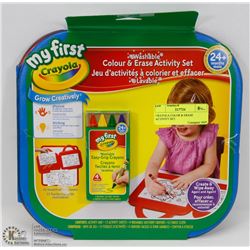 CRAYOLA COLOR & ERASE ACTIVITY SET.