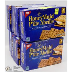 8 BOXES OF HONEYMADE GRAHAM WAFERS.