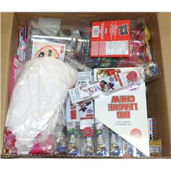 BOX OF STORE CLOSURE MERCHANDISE