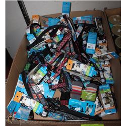 EXTRA LARGE FLAT OF COLLARS, SOCKS & MORE