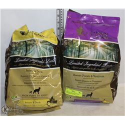 2 BAGS OF 5LBS EACH LIMITED INGREDIENT DIET DOG