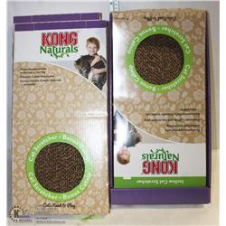 LOT OF 3 KONG NATURALS DOUBLE CAT SCRATCHERS
