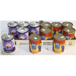 ON CHOICE: LOT OF 12 NATURAL BALANCE DOG FOOD