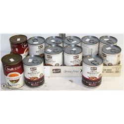 FLAT OF ASSORTED MERRICK CANNED DOG FOOD