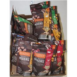 LARGE FLAT OF ASSORTED DOG TREATS