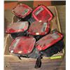 Image 1 : FLAT OF 6 TRAILER LIGHT ASSEMBLIES