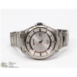 26) CITIZEN ECO-DRIVE TITANIUM SAPPHIRE CRYSTAL