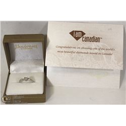 10K WHITE GOLD AND CANADIAN DIAMOND