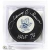 Image 1 : TORONTO MAPLE LEAFS LEGEND JOHNNY BOWER HHOF 76