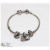 Image 1 : PANDORA BRACELET WITH 4 CHARMS
