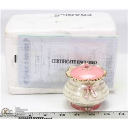 "MY DAUGHTER MY FRIEND" 2002 TRINKET BOX WITH COA