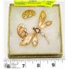 Image 1 : BUTTERFLY BROOCH AND EARRINGS