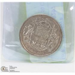 1956 KING GEORGE 50 CENT PIECE 80% SILVER