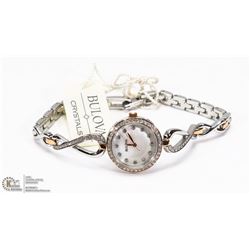 31) BULOVA CRYSTALS TWO TONED JAPAN MOVEMENT