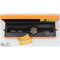 35) STUHRLING AUTOMATIC KYRSTERNA CRYSTAL SKELETON